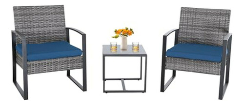 Juego De Muebles De Patio, Compatible Con Exteriores.