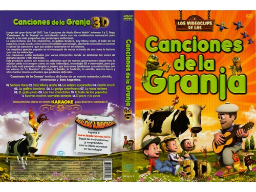 Los Videoclips De Las Canciones De La Granja Vol. 1 - Dvd