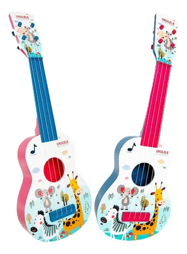 Guitarra De Juguete Para Niños Animalitos Juguete Educativo 