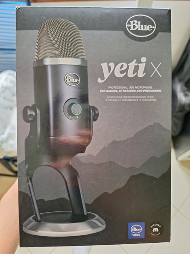 Microfone Pro Blue Yeti X Logitech G Usado Em Boas Condições