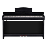 Piano Digital Yamaha Clavinova Clp-725 Preto Cor Black Bivolt