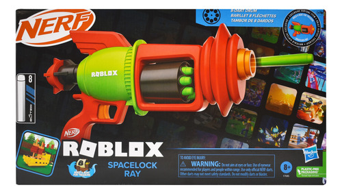 Nerf Roblox Spacelock Ray 8 Dardos Elite Hasbro