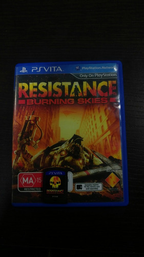 Resistence Burning Skies Psvita Original+envio Gratis