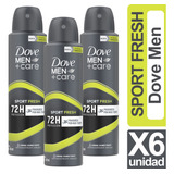 Dove Desodorante Spray Variedades Pack 6 Unidades 150ml