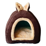 Cama Acogedora Para Mascotas Con Forma De Jaula De Conejo, N