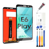 Para Moto E6 Play Xt2029 Xt2029-1 Pantalla Táctil Lcd