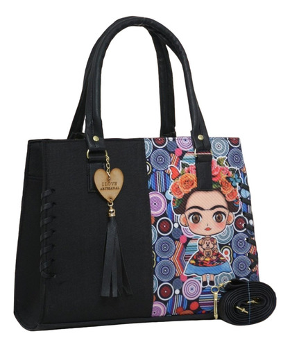 Bolsa De Dama De Frida Kahlo 33x26x12