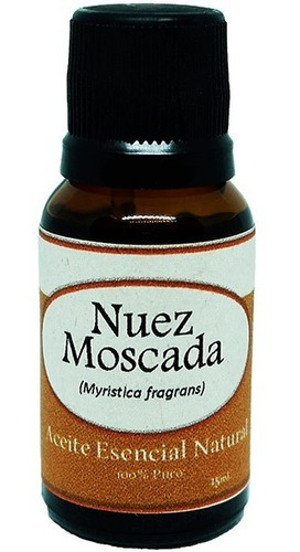 Nuez Moscada Aceite Esencial Natural Difusor 1 Frasco Aromat