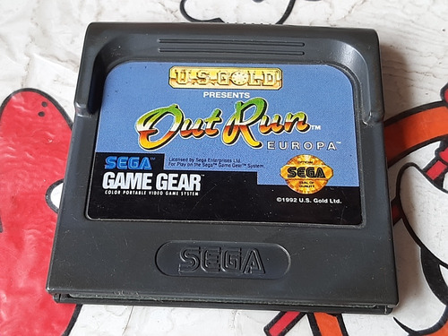 Out Run Europa De Sega Game Gear,original Y Funciona.