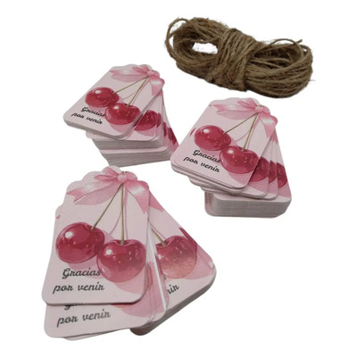 100 Etiquetas Colgantes Gracias Por Venir, Coquette | MercadoLibre