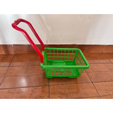 Carrito De Supermercado Sin Ruedas Juguete 23x31x14cm