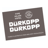 Antigo Grafismo Bicicleta Durkopp Type Kilian Vopel Branco