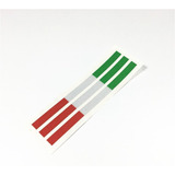 2 Lotes Bandera Nacional Italia Motocicleta Casco Coche Adhe