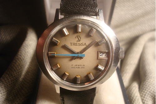 Distinguido Reloj Tressa 1967 Antiguo Hombre Elegante Unico!