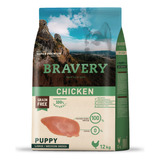 Bravery Alimento Cachorro Raza Mediana Grande Pollo 12kg