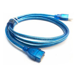 Alargue Cable Usb Mallado 1.5mts Macho Hembra Filtro 5186am