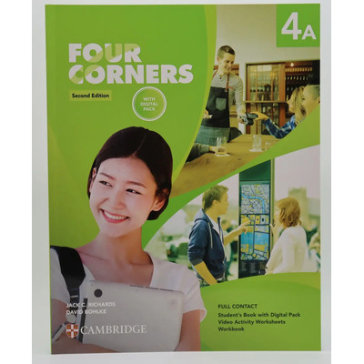 Four Corners Level 4 Split A Full Contact With Digital Pack: Split A De La Unidad 1 A La 6, De Jack C. Richards, David Bohlke., Vol. 1. Editorial Cambridge, Tapa Blanda En Inglés, 2019 | Envío gratis
