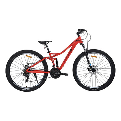 Bicicleta De Montaña Gravel Everest 2.0 R29, Doble Suspensió Color Rojo Tamaño Del Cuadro S | Meses sin interés