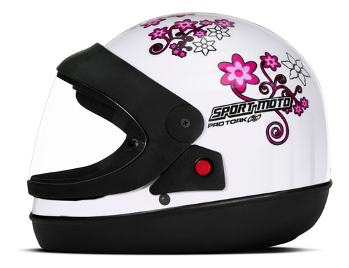 Capacete Sport Moto For Girls Automático Feminino Pro Tork