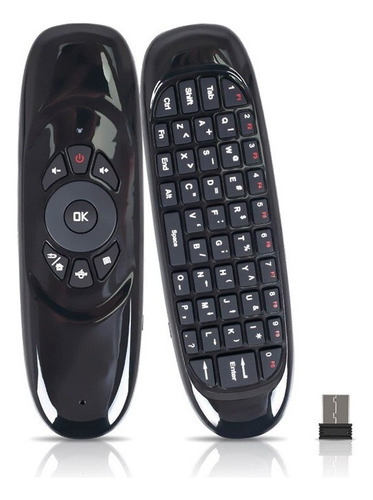 Mouse Control Con Teclado Air Mouse Para Smart Tv O Pc