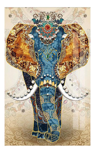 Kit De Pintura De Diamante 5d Elefante Tailandés 40x60 Cm