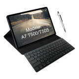 Melhor Capa Com Teclado Para Galaxy Tab A7 10.4 T500+ Caneta