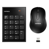 Mouse Cateck Combo Usb Portátil Pc Negro