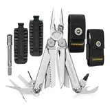 Kit Multiherramienta Con Accesorios Wave+ Plata Leatherman