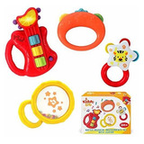 Kiddolab Baby Rocker - Juego De Instrumentos Musicales Para 