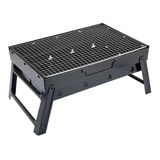 Parrilla De Carbon Portatil Acero Inoxidable Bbq Plegable