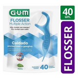 Gum Flossen Multiple Action Hilo Dental Con Mango 40u