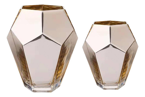 2x Vasos De Mesa De Vidro Modernos Bud Vasos