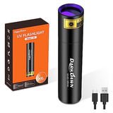 Darkdawn Linterna Uv 395nm, Mini Usb - C Linternas Recargabl