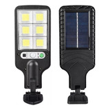 Jdag Lámpara Solar Led 616b Con Luz Blanco Frío Color Negro