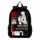 Mochila Escolar Infantil Jujutsu King Of Curses