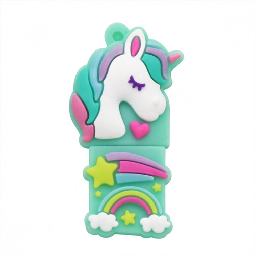 Memoria Usb Brobotix 190432-29 32gb Unicornio Arcoiris