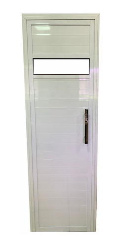 Porta De Sauna C/puxador 1,90 X 0,65 Esquerda  Branca