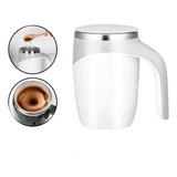 Caneca Mixer 400ml Magnética Misturador Cafe Chá Leite Sucos