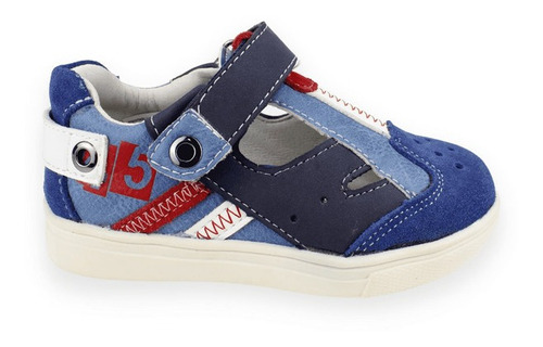 Zapatilla Nat Geo Kids Abierta Azul