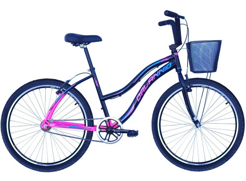 Bicicleta Feminina Aluminio Beach Aro 26 Passeio Confortavel