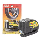 Candado Freno Disco Con Alarma 110db Moto Con 2 Llaves