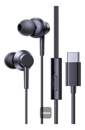 Audífonos In Ear Con Cable Usb Tipo C Baseus