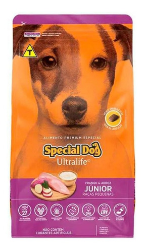 Racao Ultralife Jr 3 Kg Para Caes Racas Pequenas Special Dog