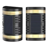 Lampara Aplique Solar Led Exterior Vintage Multicolor