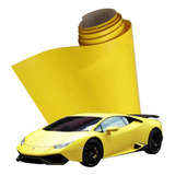 Vinil Automotriz Amarillo Mate Sin Burbujas 