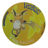 Mousepad De Tazo Pokemon Modelo #026 Raichu