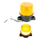 Mini Torreta 6 Led Redonda Ambar Gel Luz Preventiva 12-24v F