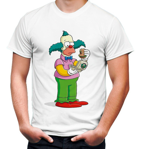 Playera Caricatura Los Simpson Krusty El Payaso  #891