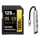 Lexar Tarjeta De Memoria 1800x Uhs-ii 270mb/s C10, U3, V60