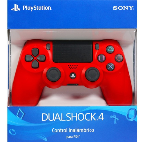 Joystick Inalámbrico Sony Playstation Dualshock 4 Magma Red